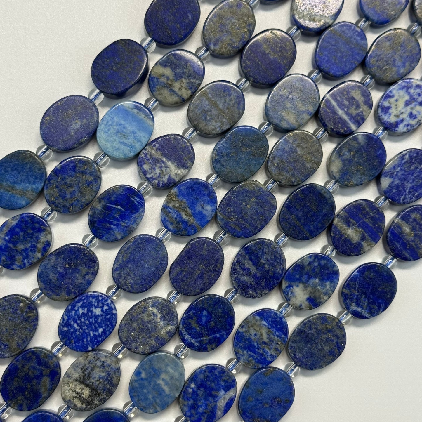 Lapis Lazuli Oval Natural Navy Blue Gemstone (A Quality)