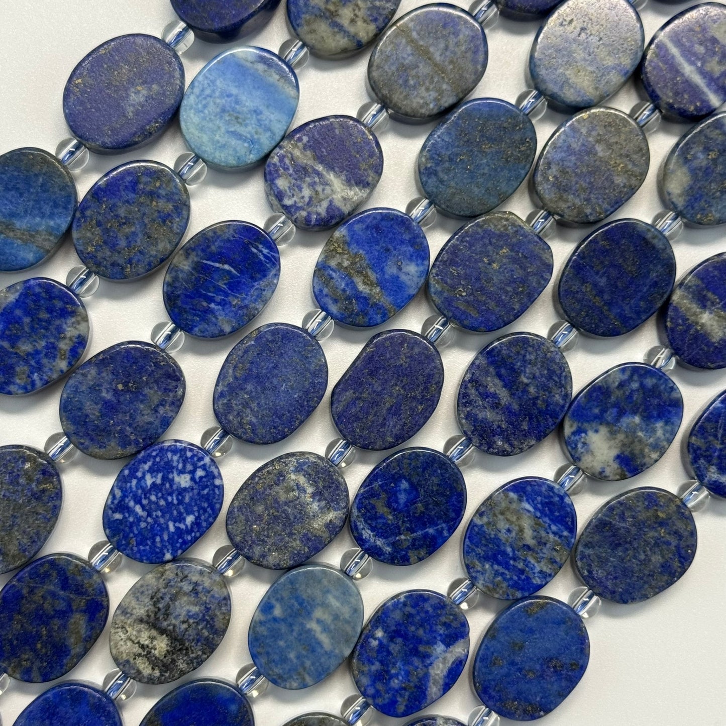 Lapis Lazuli Oval Natural Navy Blue Gemstone (A Quality)