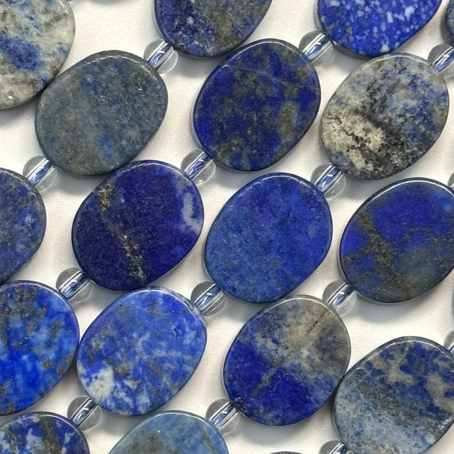 Lapis Lazuli Oval Natural Navy Blue Gemstone (A Quality)
