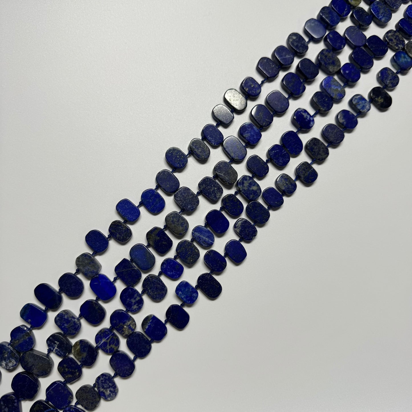 Lapis Lazuli Side Drill Freeform Natural Navy Blue Gemstone Beads (AB Quality)