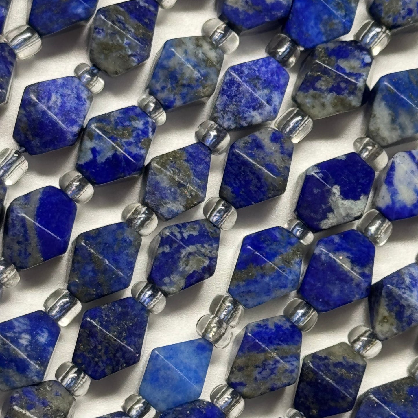 Lapis Lazuli Octahedron Natural Blue Gemstone (AB Quality)