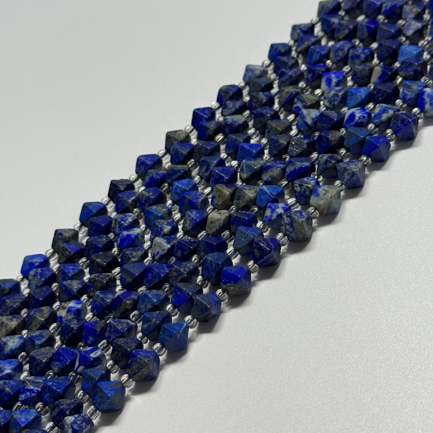 Lapis Lazuli Octahedron Natural Blue Gemstone (AB Quality)