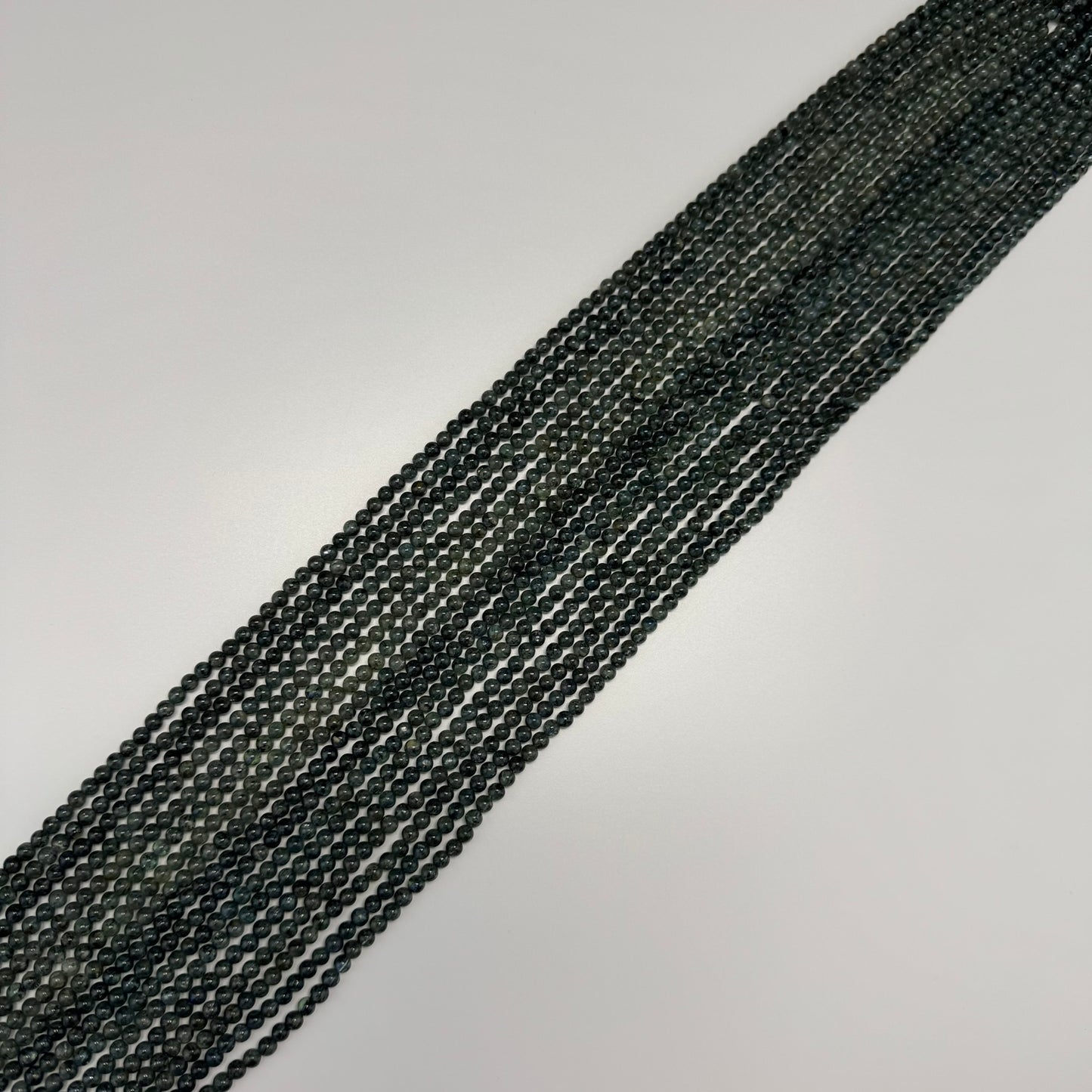 Kyanite Polished Round Gemstone Beads - (AAA Quality)