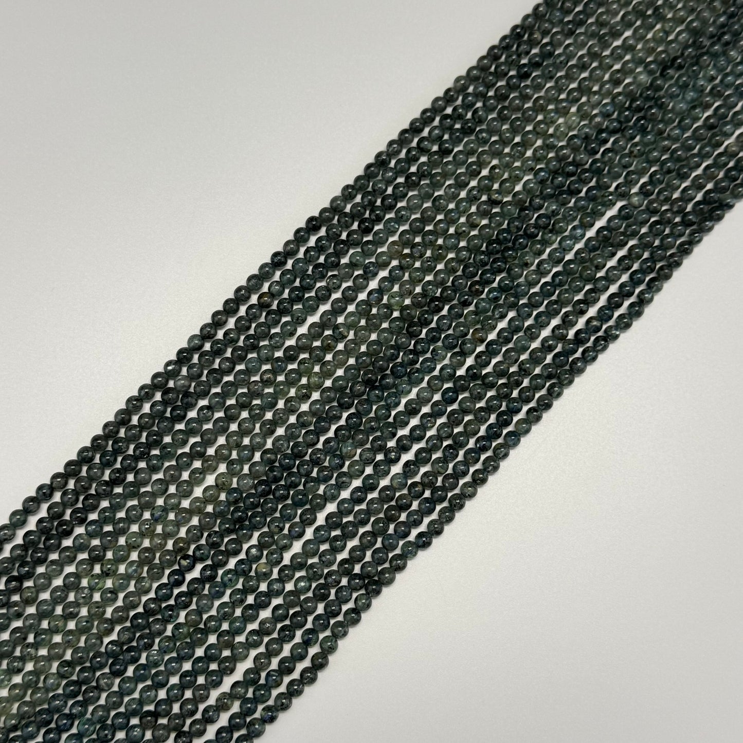 Kyanite Polished Round Gemstone Beads - (AAA Quality)