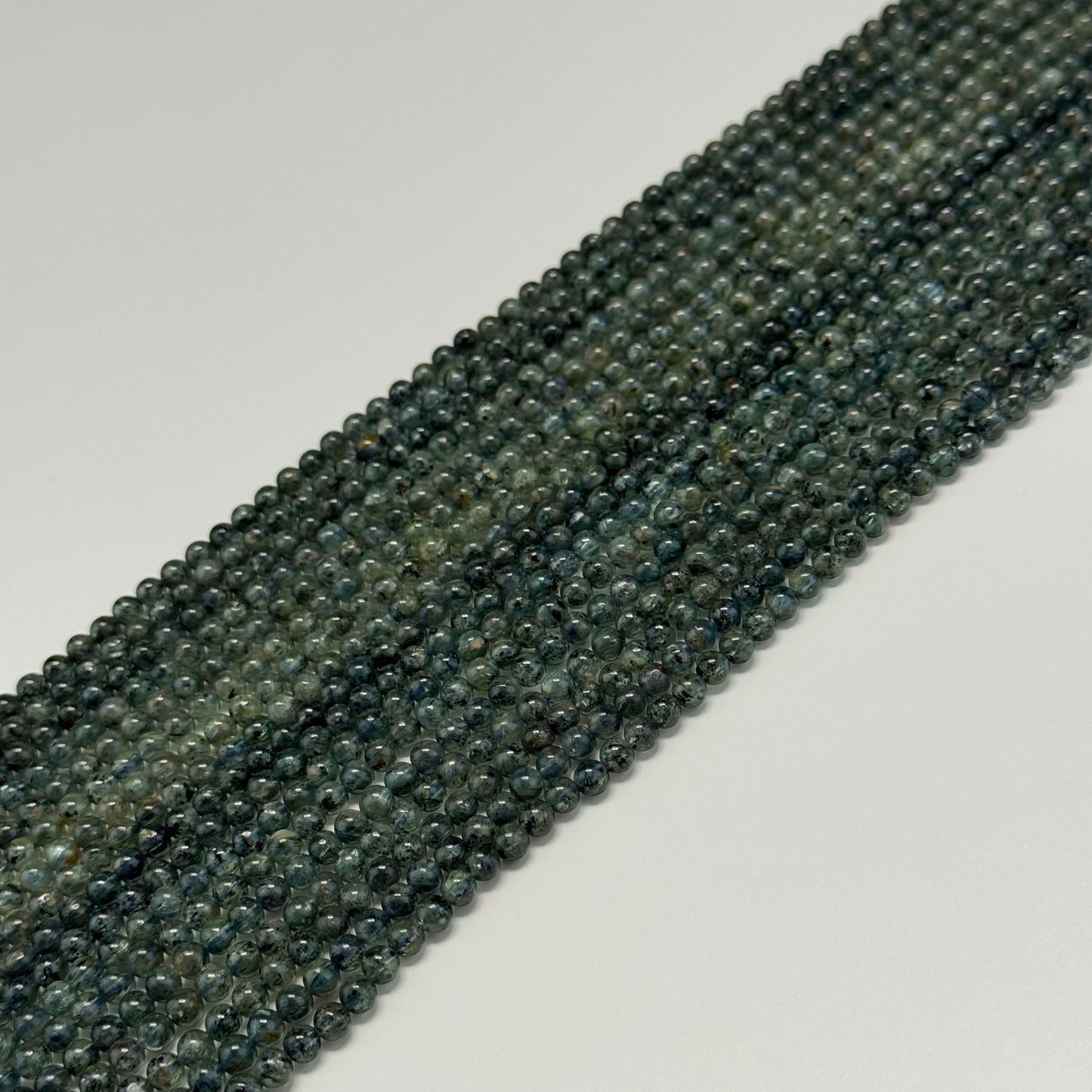 Kyanite Polished Round Gemstone Beads - (AAA Quality)