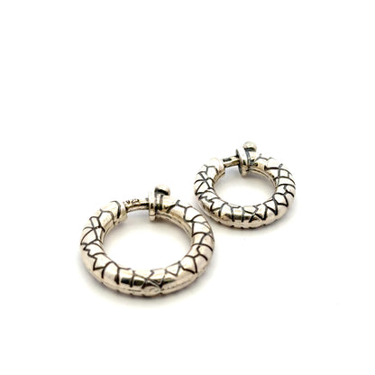 925 Sterling Silver Dragon Skin Clasp
