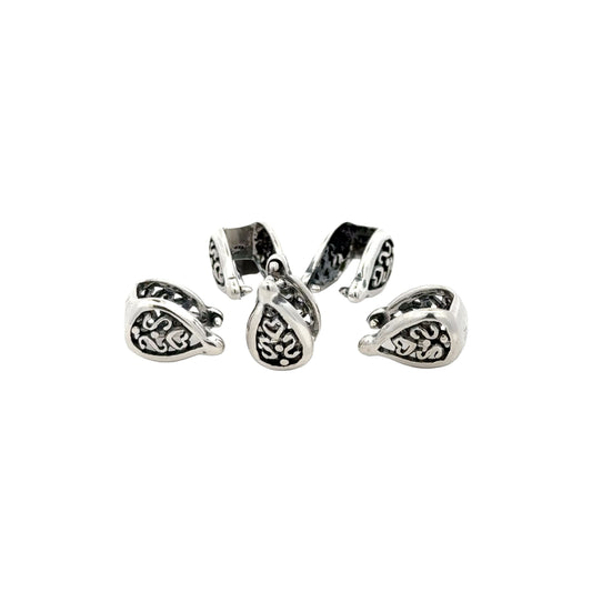 925 Sterling Silver Pinch Bail