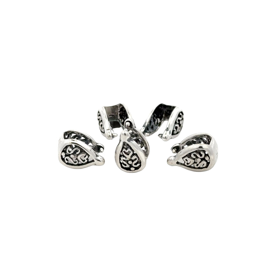 925 Sterling Silver Pinch Bail