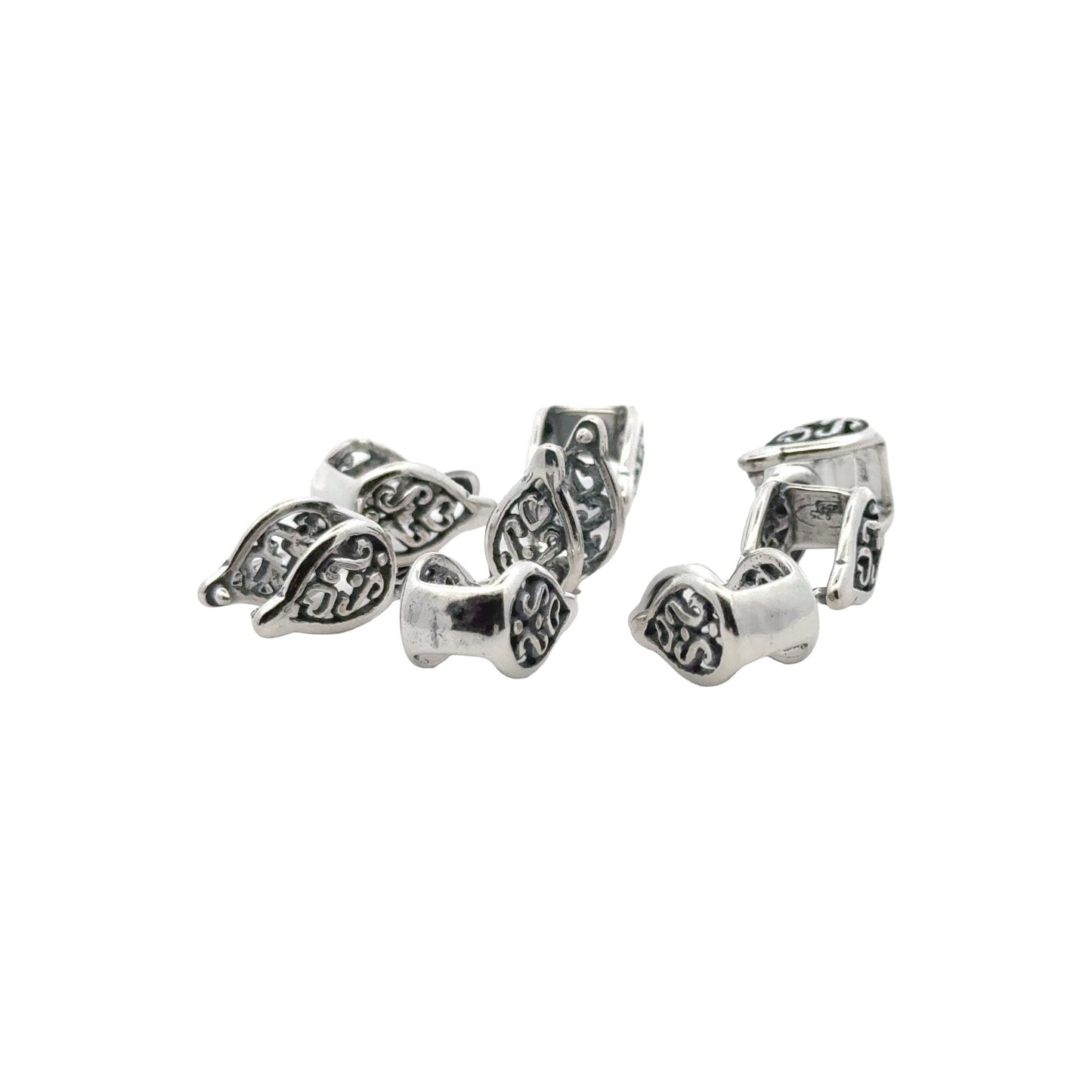 925 Sterling Silver Pinch Bail