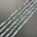 Topaz Faceted Square Beads