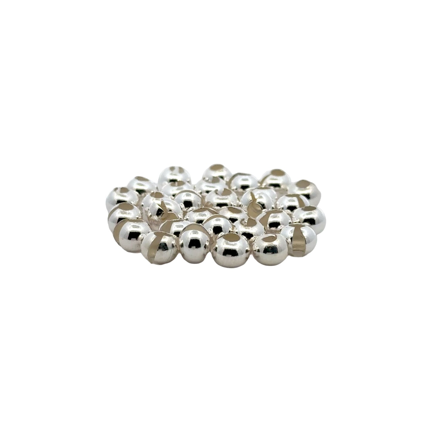 925 Sterling Silver Pack of 10 Crimp Covers