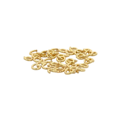 925 Sterling Silver Pack of 20 Open Jump Rings
