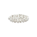 925 Sterling Silver Pack of 10 Ribbed Beads