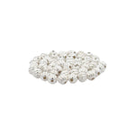 925 Sterling Silver Pack of 10 Ribbed Beads