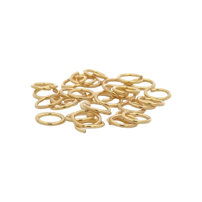 925 Sterling Silver Pack of 20 Open Jump Rings