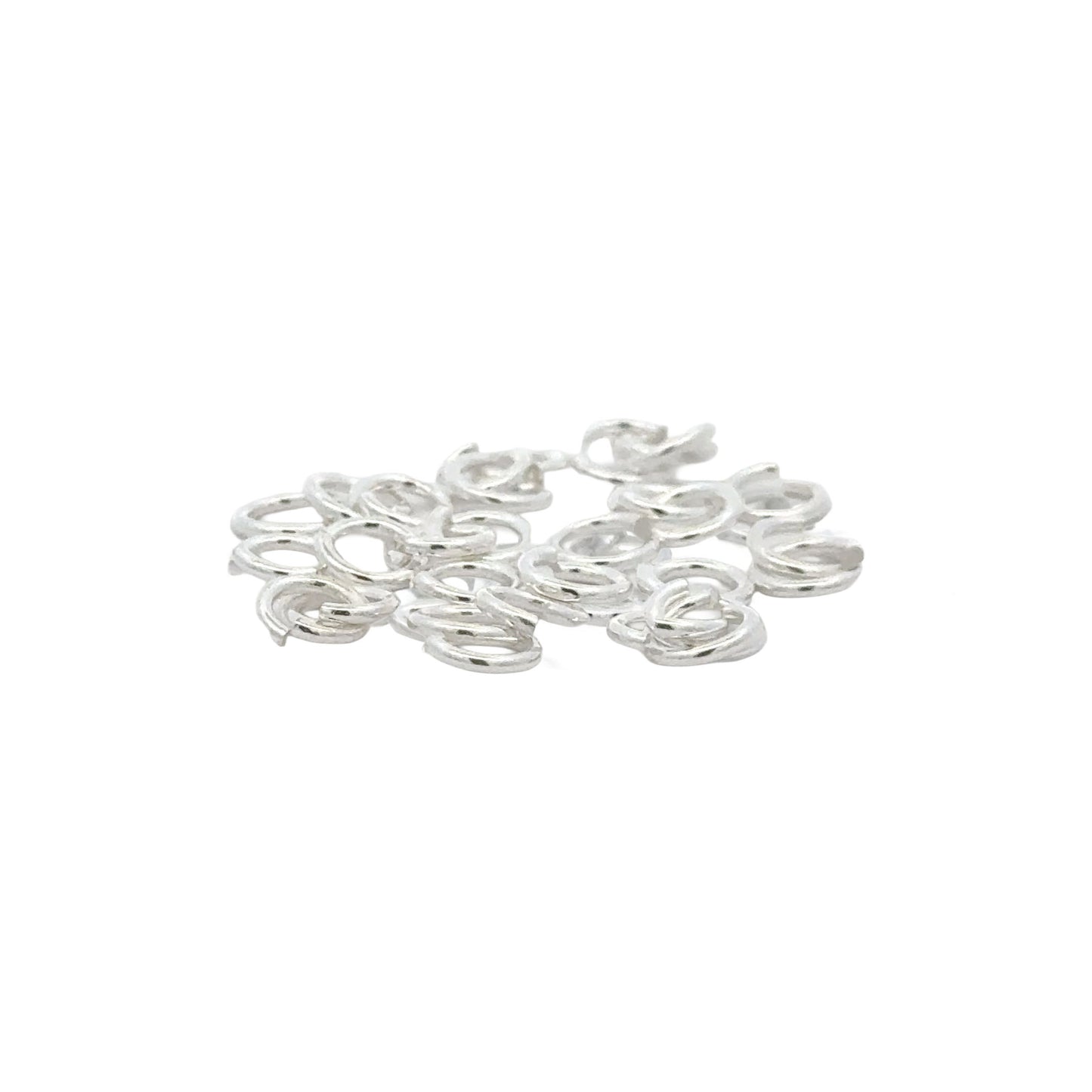 925 Sterling Silver Pack of 20 Open Jump Rings