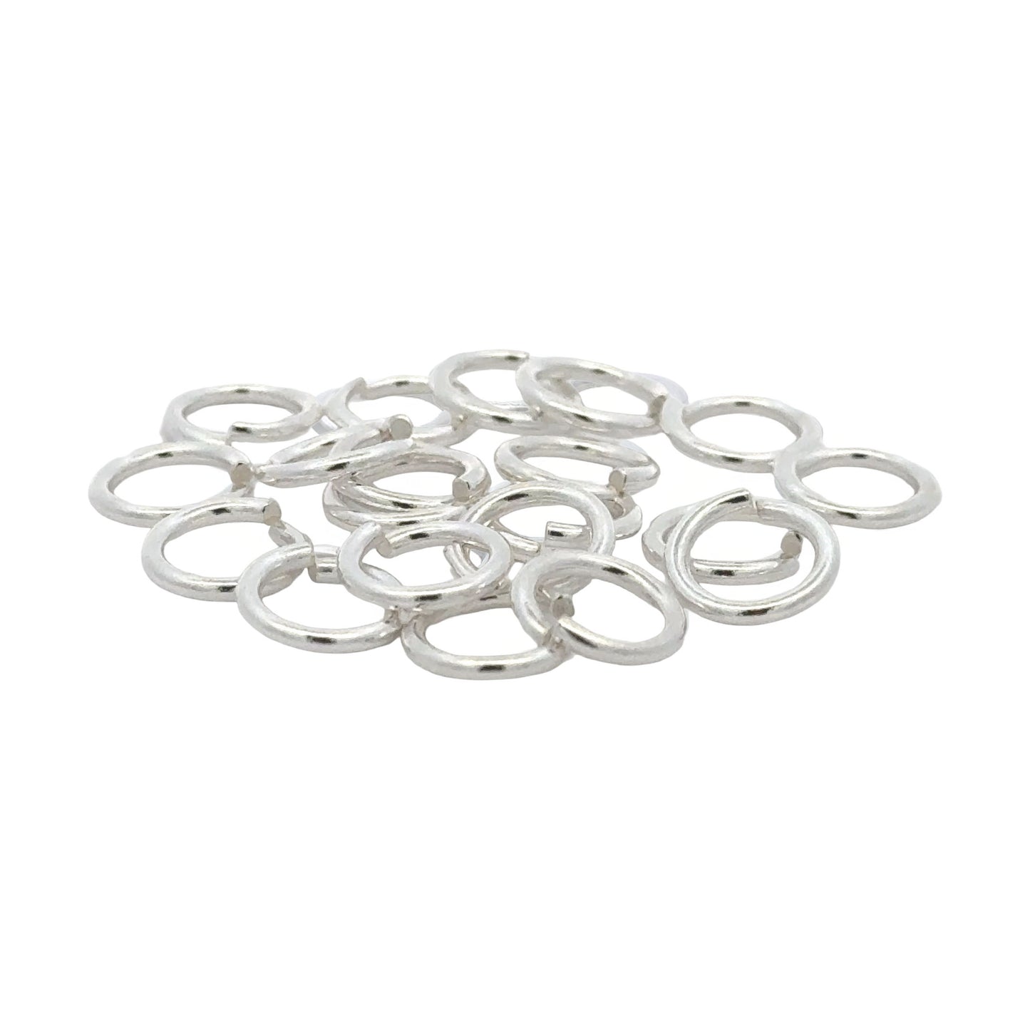 925 Sterling Silver Pack of 20 Open Jump Rings