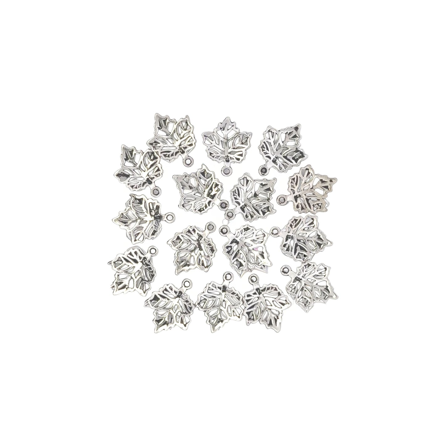 925 Sterling Silver Maple Leaf Charm