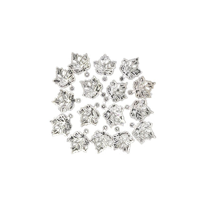925 Sterling Silver Maple Leaf Charm