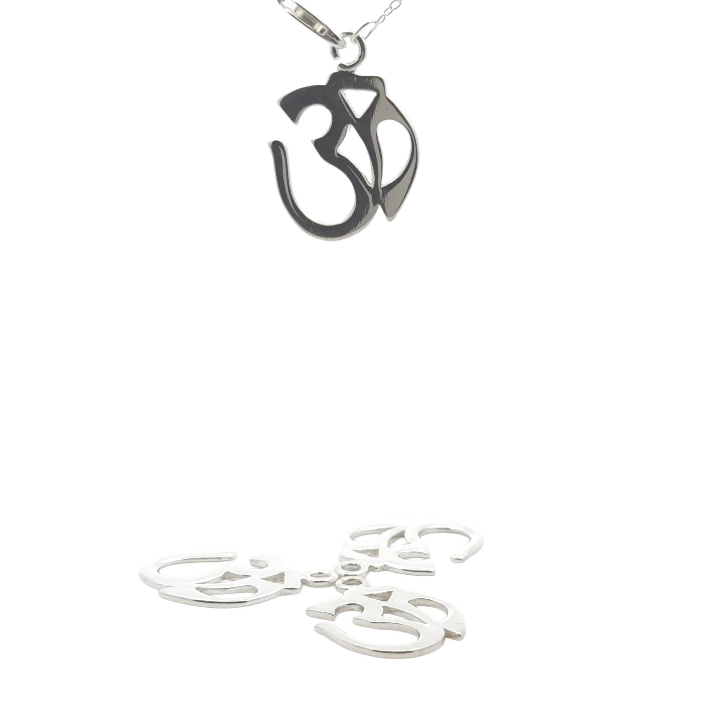 925 Sterling Silver Ohm Charm