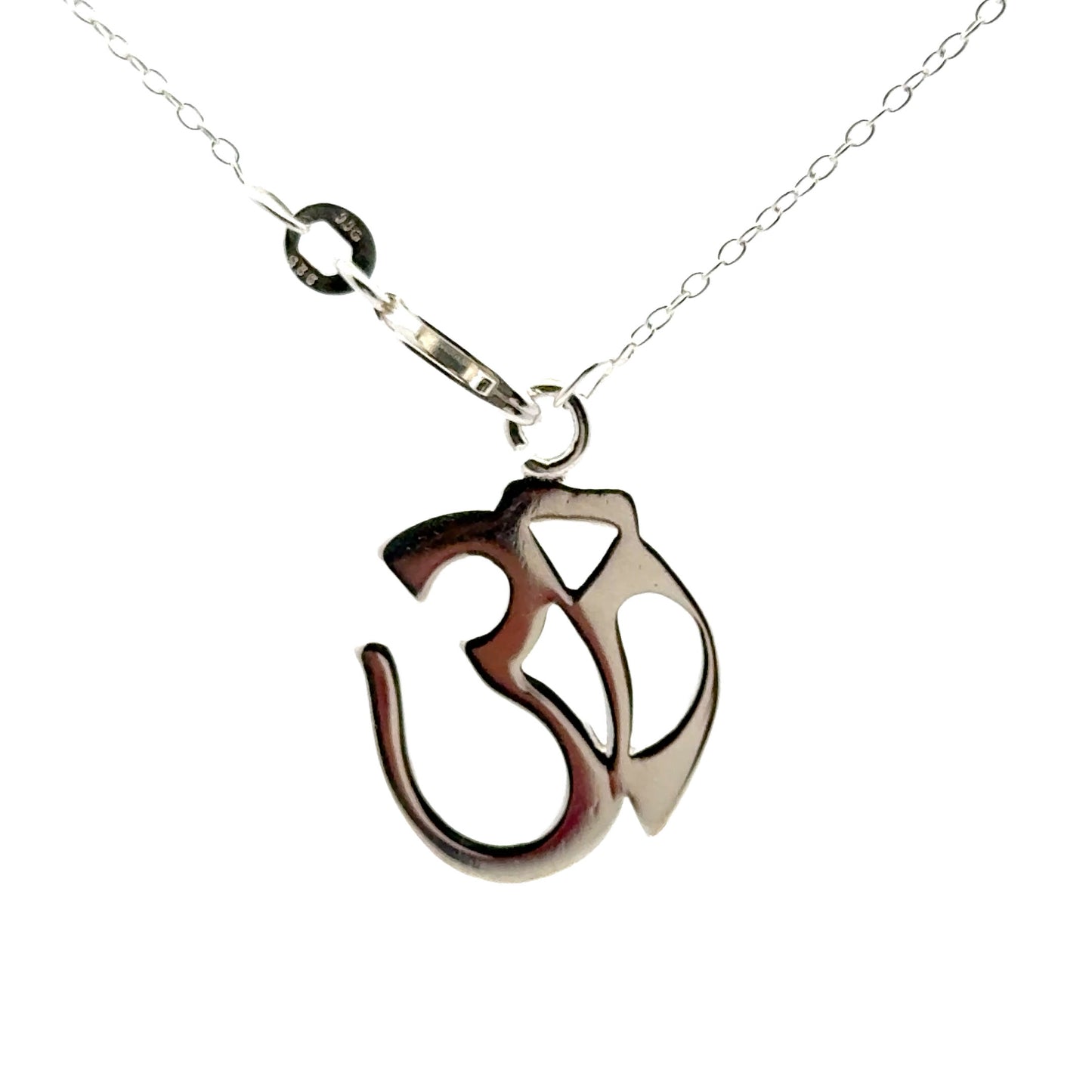 925 Sterling Silver Ohm Charm