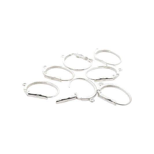 925 Sterling Silver Pair of Lever Back Earrings