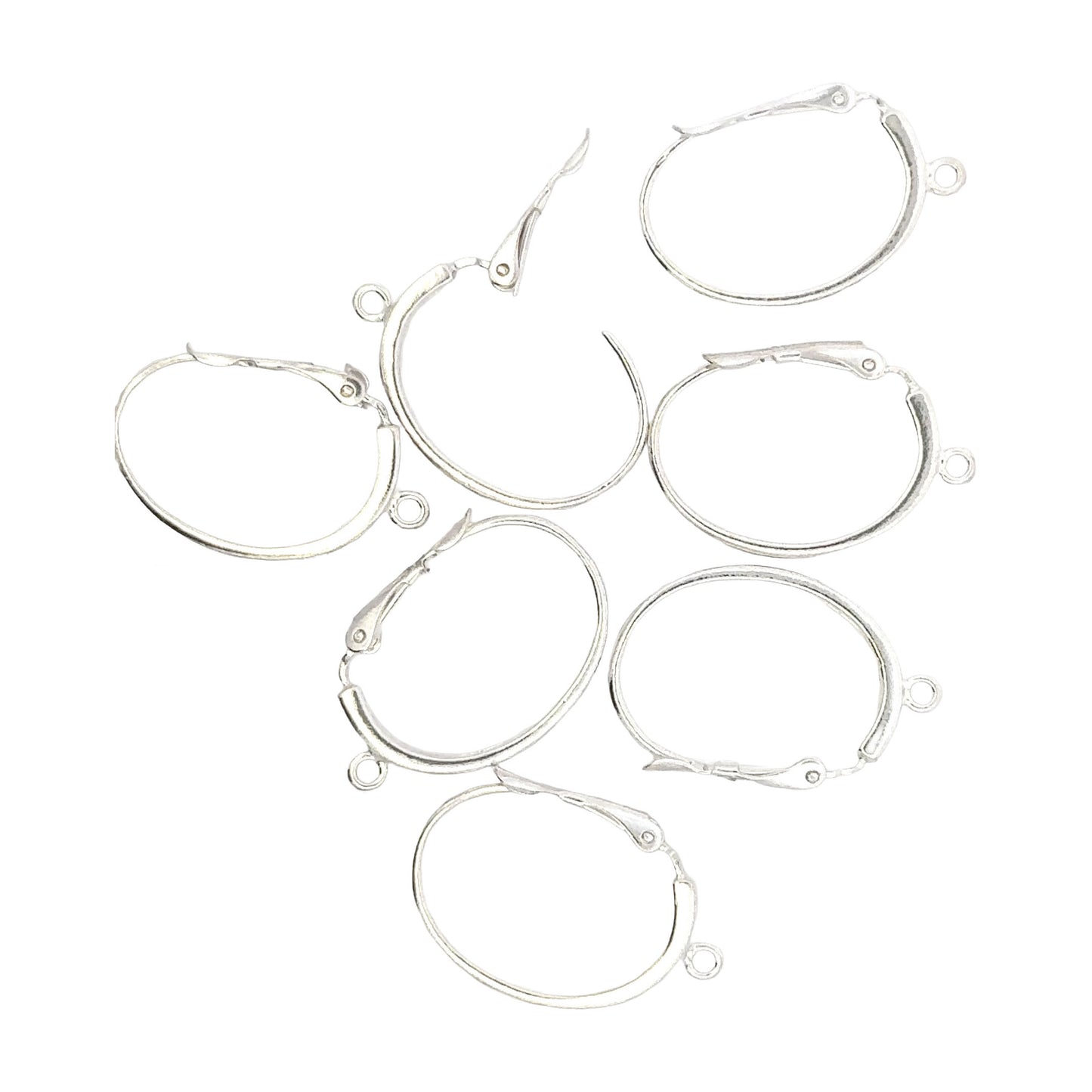 925 Sterling Silver Pair of Lever Back Earrings