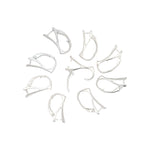 925 Sterling Silver Pack of 4 Pinch Bail Lever Back Earrings