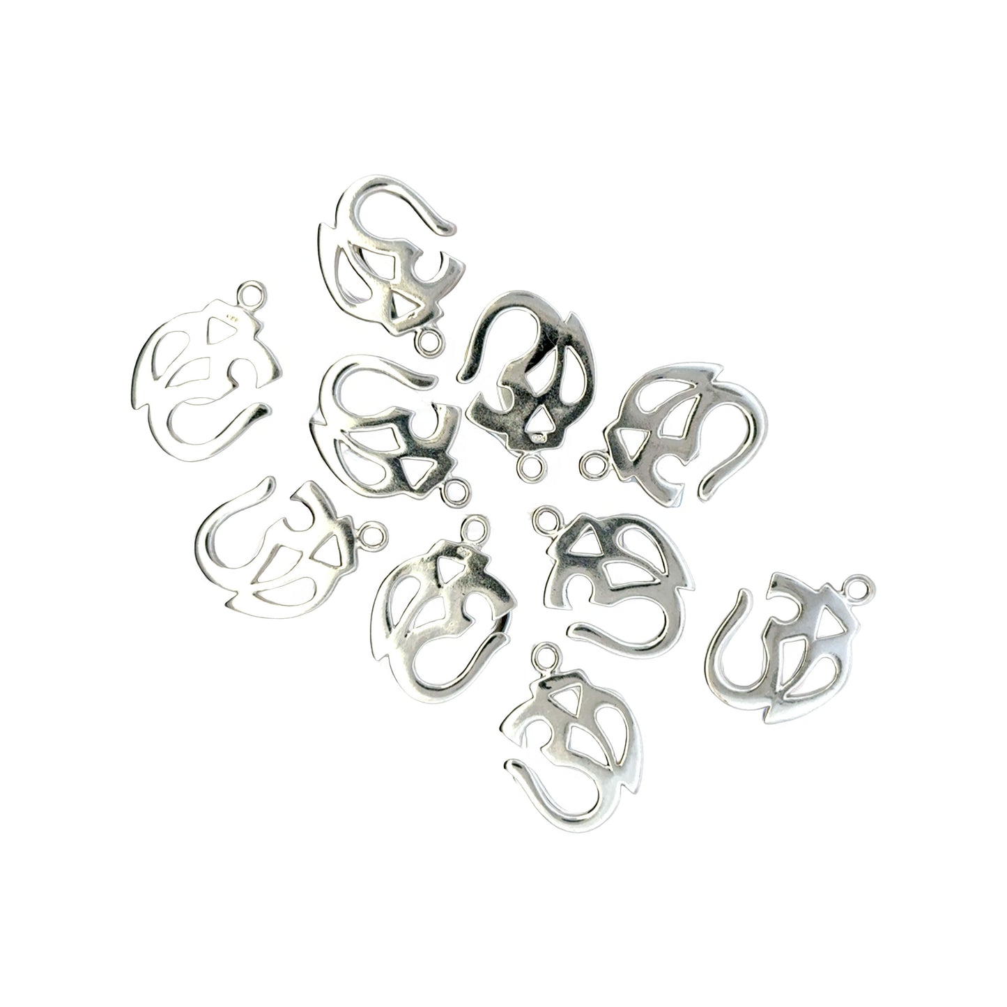 925 Sterling Silver Ohm Charm