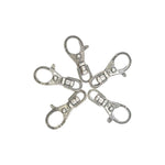 925 Sterling Silver Swivel Carved Lobster Clasp