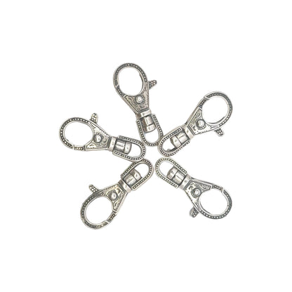 925 Sterling Silver Swivel Carved Lobster Clasp