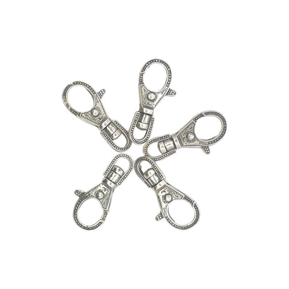925 Sterling Silver Swivel Carved Lobster Clasp