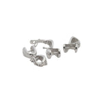 925 Sterling Silver Movable Pinch Bail with CZ