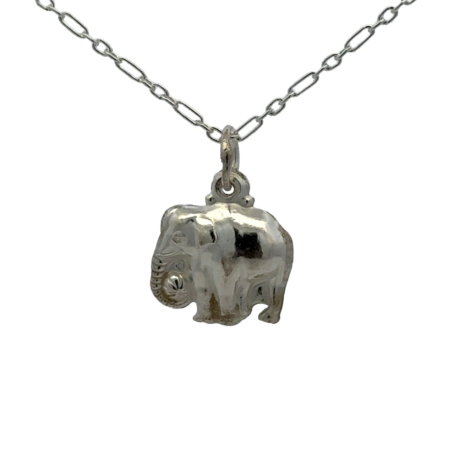 925 Sterling Silver Elephant Charm with Tinkle Sound