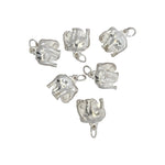 925 Sterling Silver Elephant Charm with Tinkle Sound