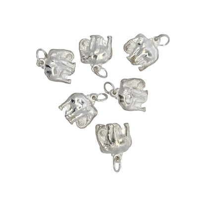 925 Sterling Silver Elephant Charm with Tinkle Sound