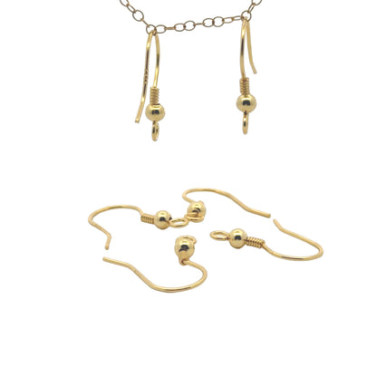 925 Sterling Silver Pack of 10 Shepherd Hook Earrings