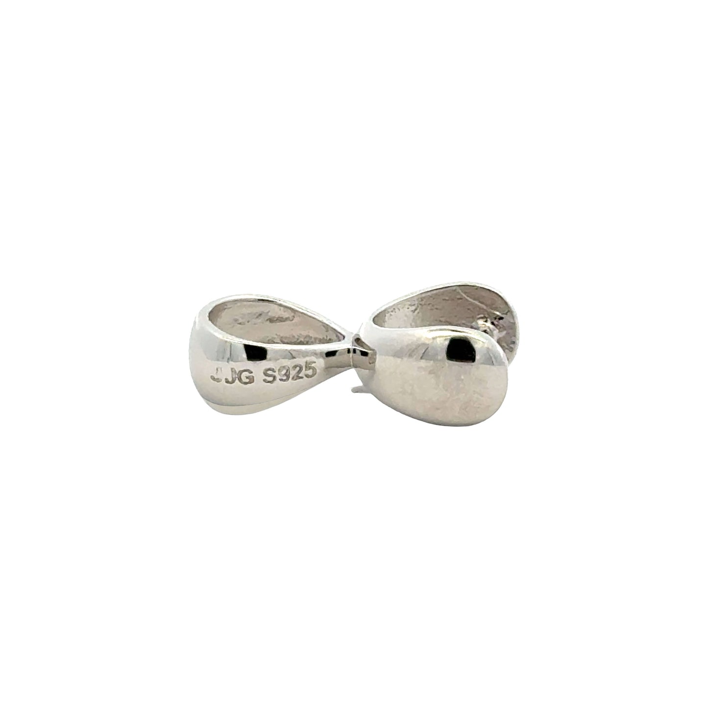 925 Sterling Silver Heavy Pinch Bail