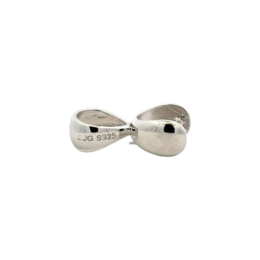 925 Sterling Silver Heavy Pinch Bail