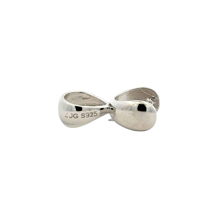 925 Sterling Silver Heavy Pinch Bail