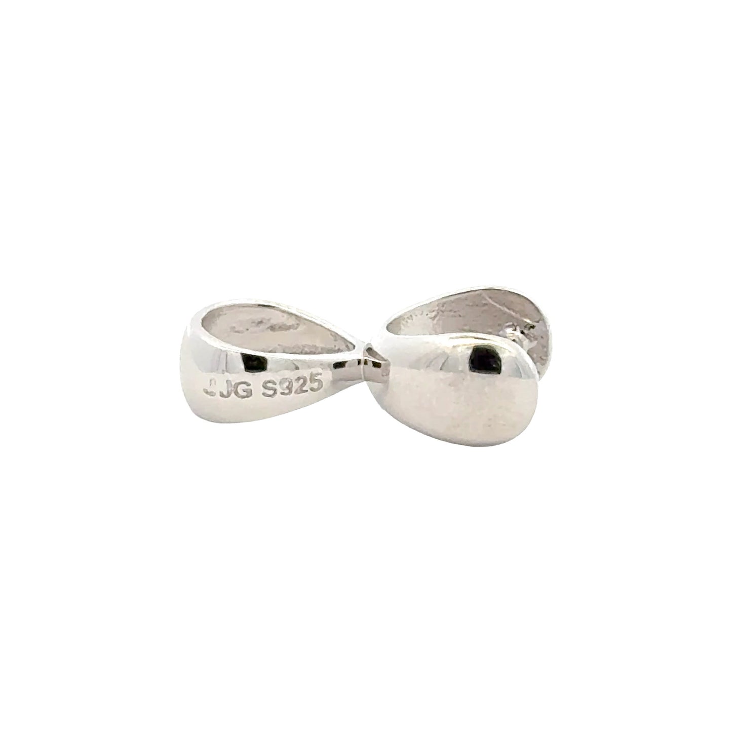 925 Sterling Silver Heavy Pinch Bail