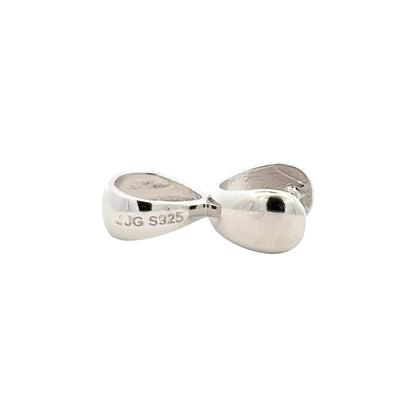 925 Sterling Silver Heavy Pinch Bail