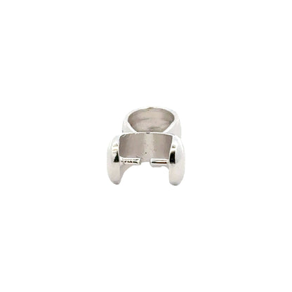 925 Sterling Silver Heavy Pinch Bail