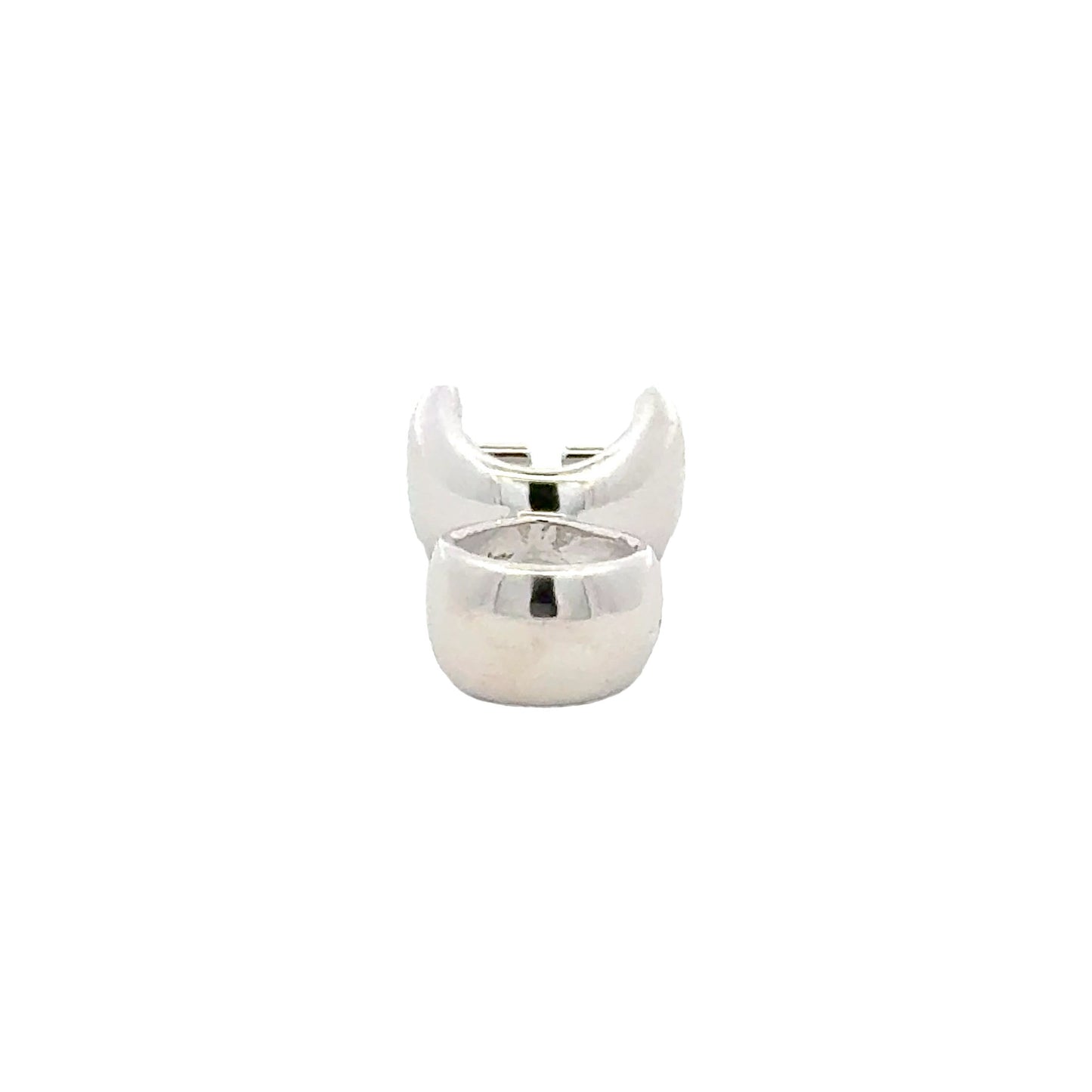 925 Sterling Silver Heavy Pinch Bail