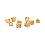 925 Sterling Silver Pack of 5 Flower Bead