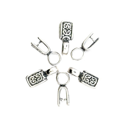 925 Sterling Silver Pinch Bail