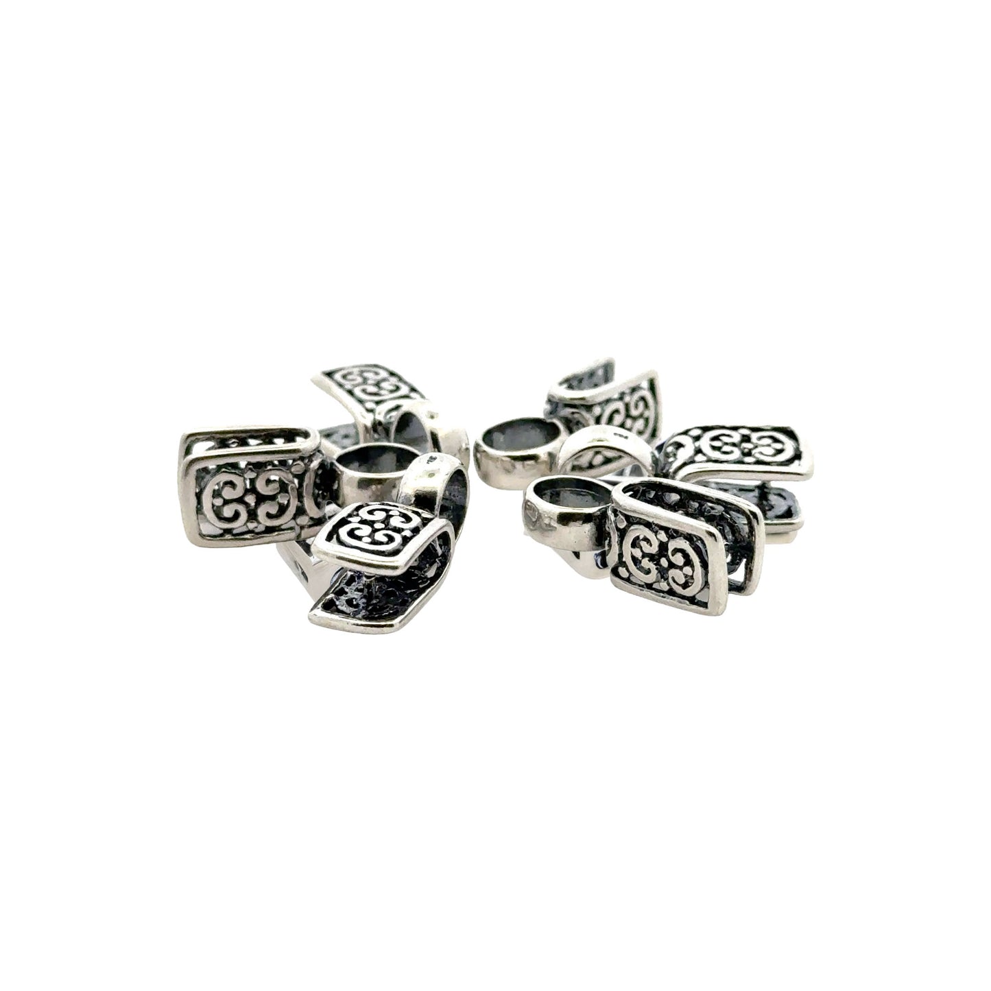925 Sterling Silver Pinch Bail