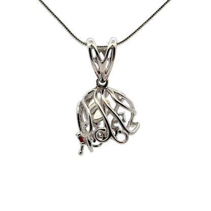 925 Sterling Silver Flaxible Wire Glue Bail with Natural Citrine, Topaz, Garrnet, Peridot, Amethyst Stones