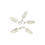 925 Sterling Silver Feather Charm