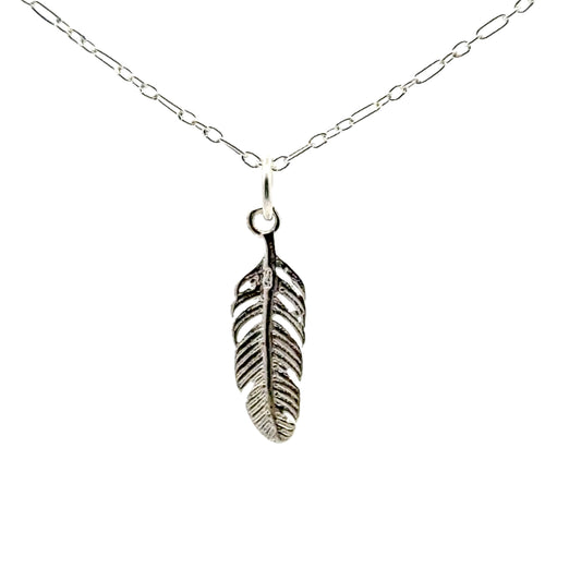925 Sterling Silver Feather Charms